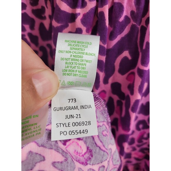 Lilly Pulitzer Jodee Swing Flounce Dress Purple Berry My Favorite Spot Sz M NWT - Picture 7 of 8